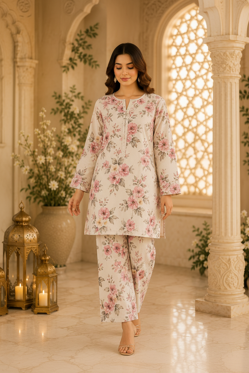Ivory Floral - Walking