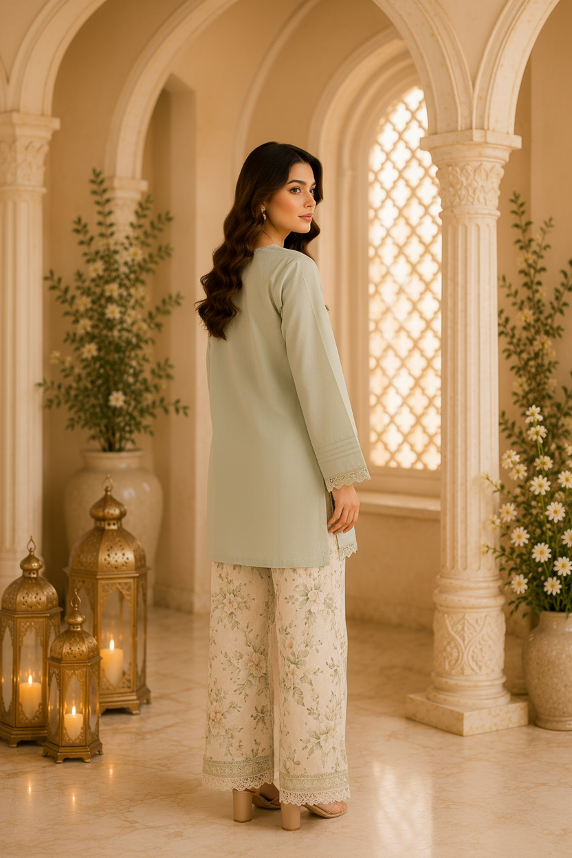 Sage Mint - Over Shoulder
